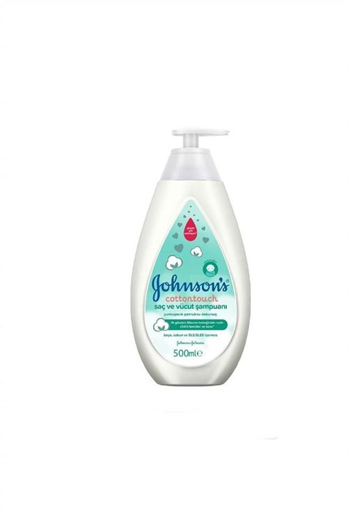 Johnsons Baby Cotton Touch Yenidoğan Saç & Vücut Şampuanı 500 ml