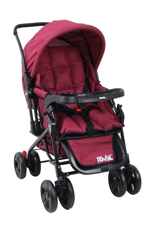 Rival Rv-107 Maxi Çift Yönlü Bebek Arabası Bordo