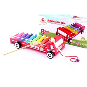 Hamaha Wooden Toys Selefon Ambulans HMH-021