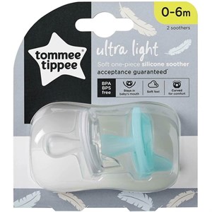 Tommee Tippee Ultra Hafif Soft Tek Parça Silikon Emzik 0-6m 2 Li