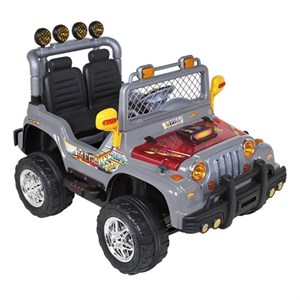Aliş Toys Uzaktan Kumandalı Mega Jeep 2 Kişilik - Gri