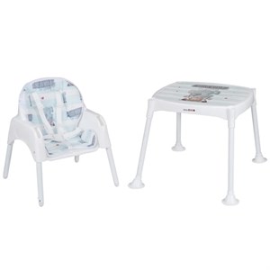 Babydoor Filli Çalışma Masalı Pedli Mama Sandalyesi 3 in 1 - Mavi
